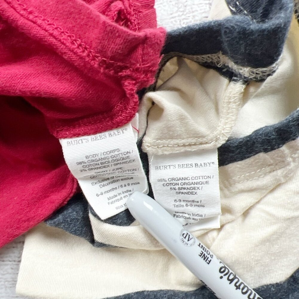 Burt’s Bees Baby Peplum Outfit - Picture 3 of 4